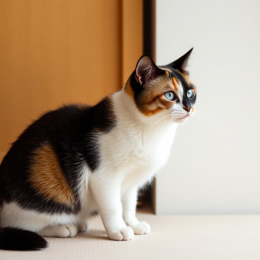 Japonský bobtail s krátkým ocáskem