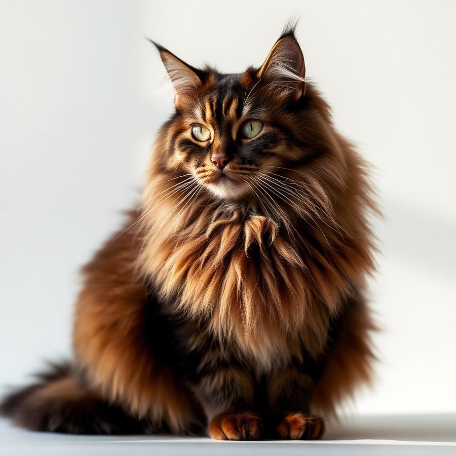 Maine Coon s dlouhou hustou srstí
